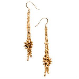 NWT NEW Tilly Doro Sun Spark Earrings, Gold